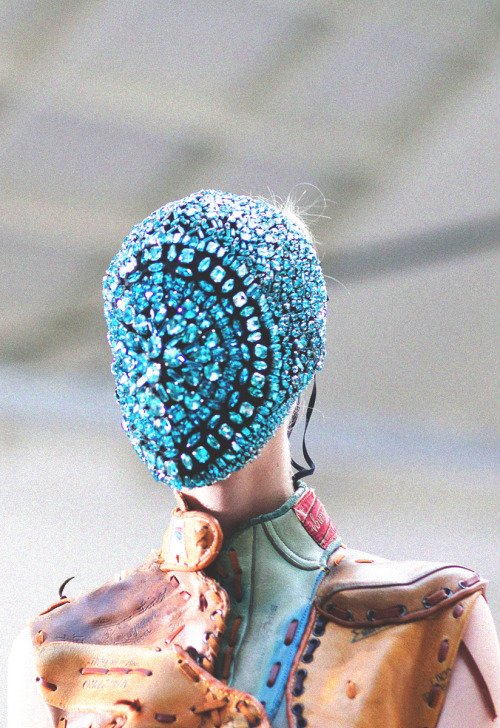 cats-anatomy:  somethingvain:  maison martin margiela artisanal f/w 2012  Wow lush 