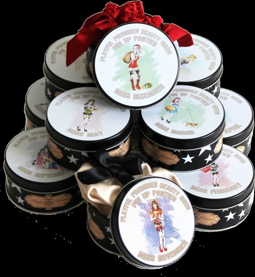 playfulpromises:Looking for a little stocking stuffer? Our Beauty Queen tins are not only cute, bu
