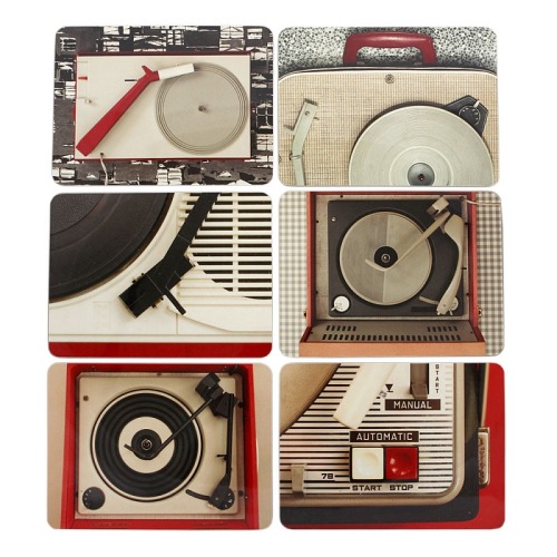 theplanetofsound:  Some of you might have noticed that I love all things vinyl and that’s why I’m loving this at the moment: Ella Doran Placemats and Coasters Crimbo? 
