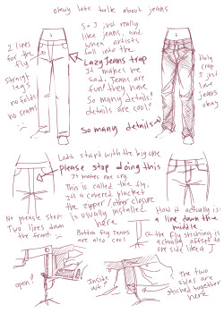 kickingshoes:  deliciousboards:  Okay we’ll start with this and then just slowly go from here because I have A LOT TO SAY ABOUT JEANS/PANTS like literally I could do thirty of these talking about how pants are constructed and how you install the fly