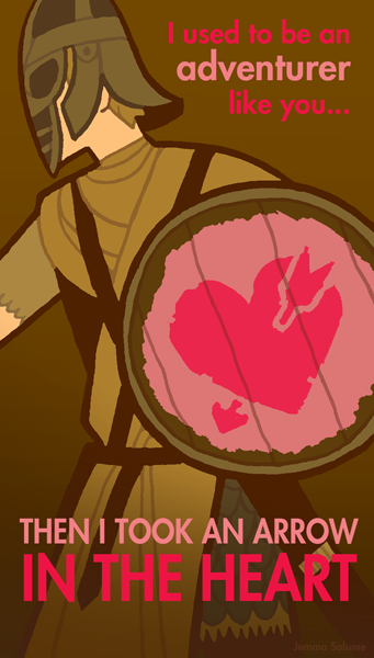 arkhane:  Skyrim Valentines by Jemma Salume Jemma Salume Tumblr! 