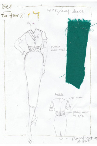 ellenfanshaw:  The Hour - women’s costume sketches 