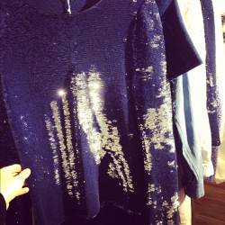elle:  Sequins that go from navy to not @MajeUSA are fun for playing