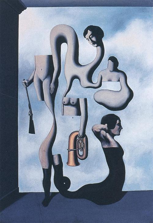 ringsofslattern: René Magritte, Acrobat’s Ideas, 1928.