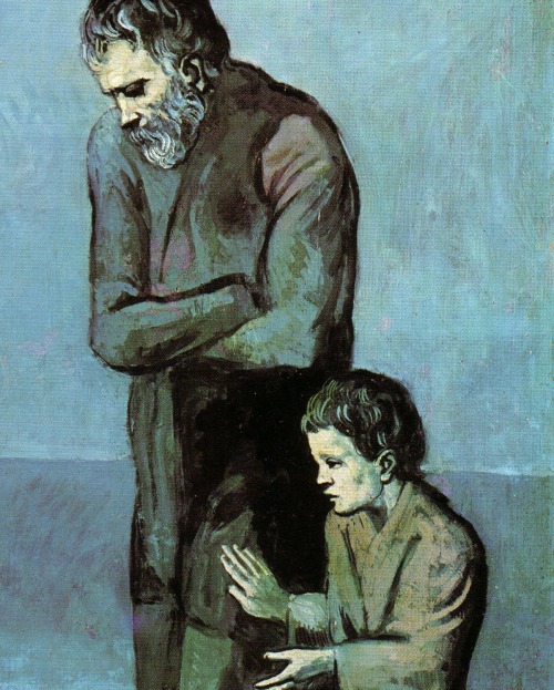 cravingdesires:Pablo Picasso, The Tragedy (detail), 1903