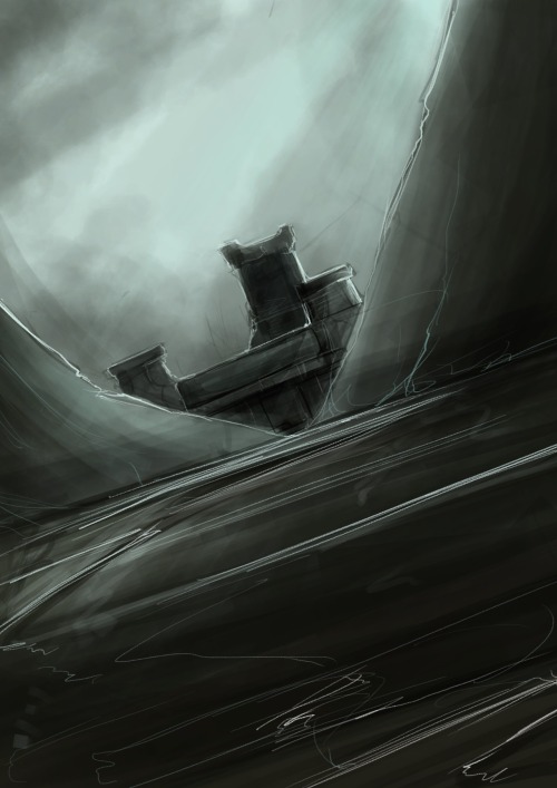 Helm’s Deep another speed art practice