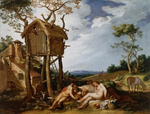 arthistoryeveryday: Parable of the Wheat and the Tares by Abraham Bloemaert (1624) Bloemaert was a s