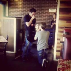 theofficialariel:  porn-and-pokemon:  spindizzy85:  andrestwain:  cumobsessed:  dtrixta:  An engagement at Chili’s ♥ ♥  I felt this needed to be reblogged. look at the joy on his face &lt;3  This gave me an instant smile and made me feel warm and