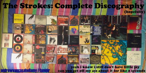 andrewvancasabellamy:  oh damn look at this fancy master post. ok so this is a huge list of pretty much everything the strokes have written/recorded. i’ve included amazon links for their official work, and download links for rare & unreleased things.