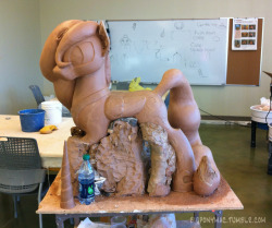 fuckyesrainbowdash:  bigponymac:  MANE IS COMPLETE!!! Been waiting for this day for a long time. You see, the mane was the very last major structure I had to sculpt. Now that it’s out of the way, I can concentrate on the fun stuff. All that’s left