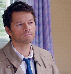 awesomeconklin:   Castiel - Hunteri Heroici   #Fuck you and your face #goddamn