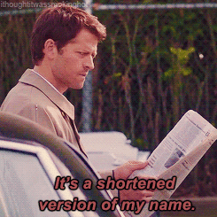 outpastthemoat:  Guys, at this point I’m 99% positive that this is just Cas’s