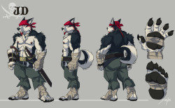 captainbearcubtom:  Commission: Character Sheet For RGHU 1 - by SOLIDASP This is genuinely the coolest character ever!! 