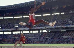 wngspn:  Carl Lewis 1988 Summer Olympics Seoul,South Korea