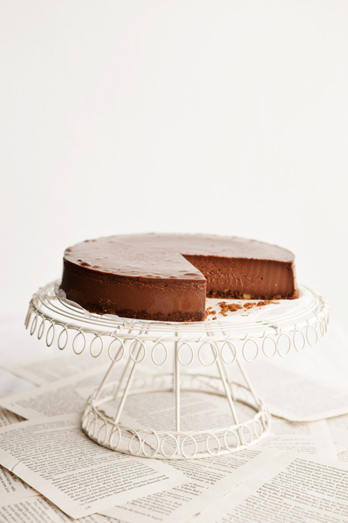 ondivaga:  Miss Daily Mood: Chocolate Cheesecake ♥ by erinnish.com 