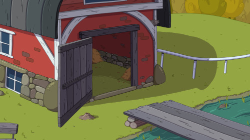 adventuretime:  “Five More Short Graybles” Backgrounds From the Finn & Jake section. The episode’s background designers were Santino Lascano and Derek Hunter. The painters were Martin Ansolabehere, Sandra Calleros, and Ron Russell.