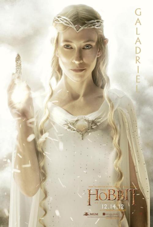 nell-charentes:Cate Blanchett como “Galadriel” en la película The Hobbit (2012).