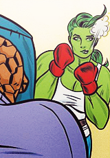 fuckyeahsuperheroines:  Look how cute Shulkie’s looking   Shulkie? SHULKIE?! REALLY?! That’s the cute pet name for She-Hulk? DAFUQ IS DIS SHITE?