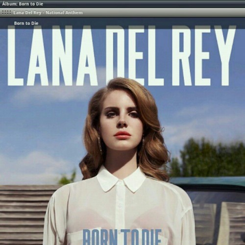 Um dos melhores álbuns lançados no ano de 2012… Lana Del Rey - Born To Die. Recomendo! #LanaD