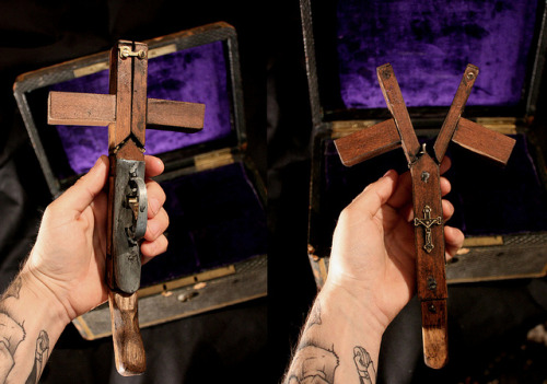 odditiesoflife:The Crucifix Pistol and the Cleric Who Fought VampiresAfter Black Friday during 1870,