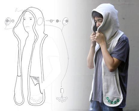 rel4d2:  catbountry:  technologyisreadytowear:  Scarfs for Autism Leo Chao, a student