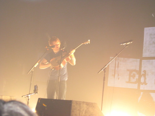 Ed with his new guitar. Hamburg, 26 November 2012