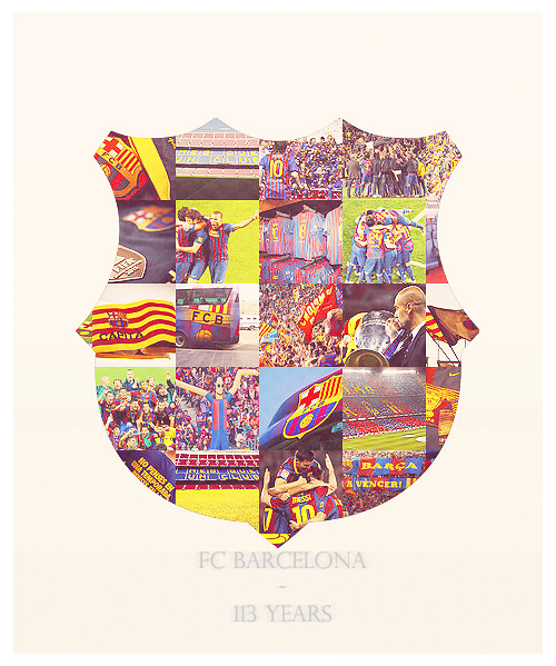 thegoldenteam:  We have a name, that everyone knows: Barça, Barça, Barça!
