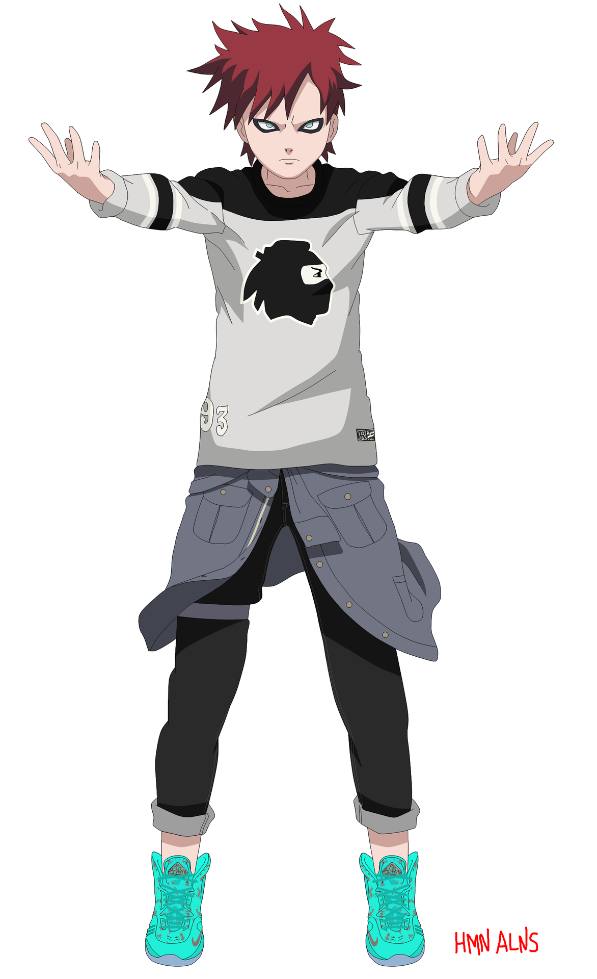 humanaliens:  Rocksmith x HMN ALNS Naruto: Gaara Shop http://www.rocksmithnyc.com/collections/holiday-2012