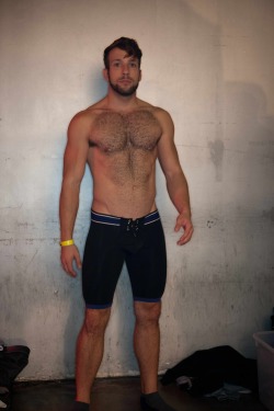 Studiotimoteo:  Morgan Wearing The New Cellblock13 Scrimmage Short In Black/Blue