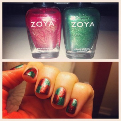 confettidancefloor:
“ #christmas red and green checkered nails! #zoya Reva Ivanka #nailart @zoyanailpolish (at The Common Room)
”