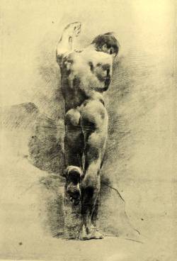 www-paganmensocialgo-com:  Giovanni Battista Piazzetta (1682-1754), Nude Figure of a Young Man, The Ashmolean Museum, Oxford. 
