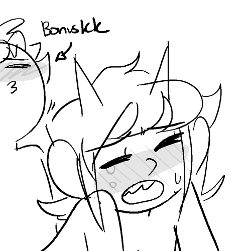 nsfwpoontang:if i had a penny every time i doodled terezi sex faces i would have a lot of pennies  woops tang once again over expressed her intense attraction to the best female character ever