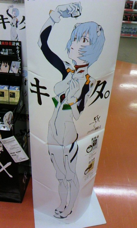 Evangelion Rei Ayanami Poster of eye drops Photo by carudamon119.