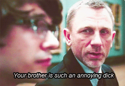 decadentwallpaper:  dr-watsons-dick:  Bondlock - AU “Your brother is such an annoying