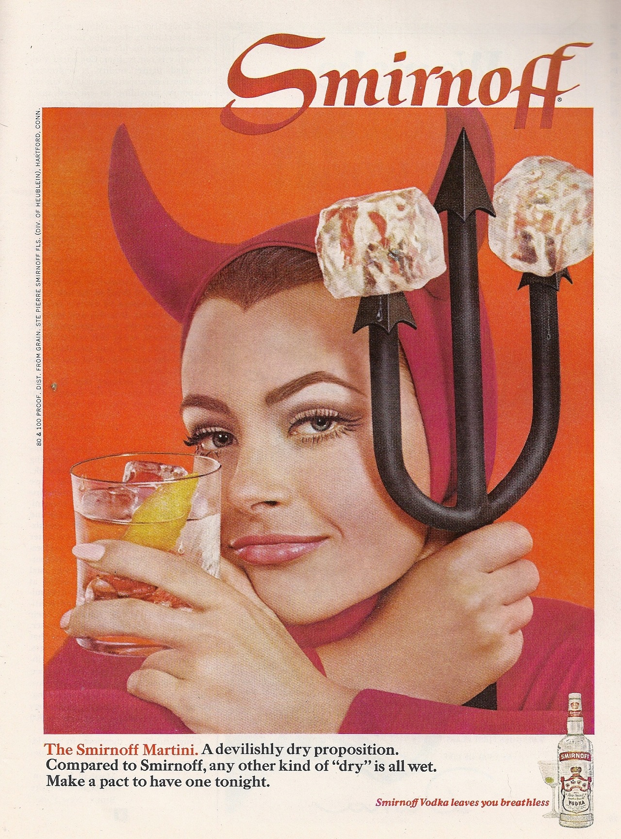 vintagebounty:  Smirnoff Vodka Vintage Advertisement Playboy 1968 Rare Collectible
