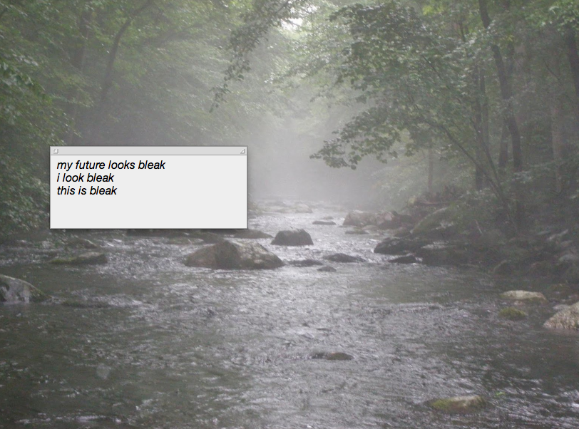 interlaid:  bleak 