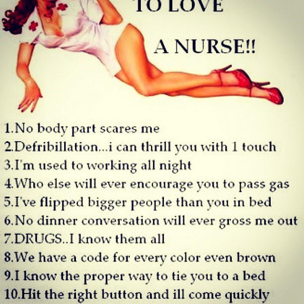 Erotic nurse legs