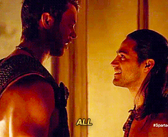  AGRON: I would slay ALL, who would lay attempt to wrest you from my arms.  