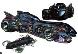 Herochan:  The Batmobile  Created By Alex Pang (Via:debutart)  No Cads Calae