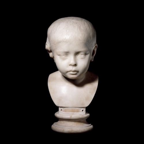 ancientpeoples:  Marble portrait of a young boy as a worshipper of Isis Roman, about AD 150-200From 