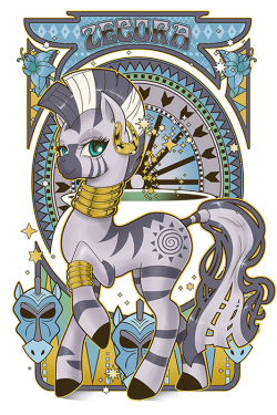 Zecora Nouveau by *hezaa Gorgeous! It’s