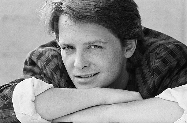 graceandcaffeine:  michael j. fox + black and white 