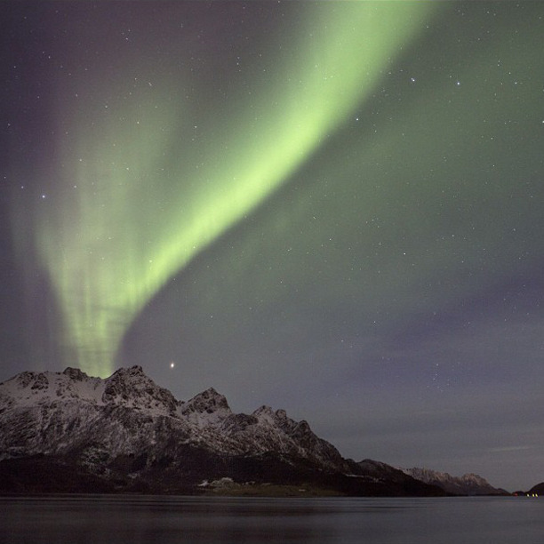 instagram:  Aurora Borealis’ Dancing Northern Light Display  During fall and winter
