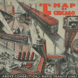 transitmaps:  Imprint Magazine: 50 Years of Chicago “L” Graphics Say goodbye to a productive day and go and have a look through this stunning collection of Chicago “L” maps, posters, timetables and more from around 1910 through to the 1960s. Some