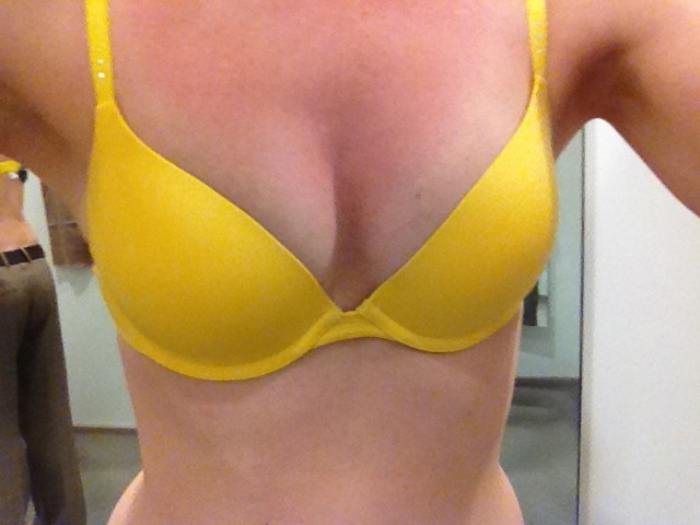 hopefulwifeexhibition:  Photos of my wife in a change room