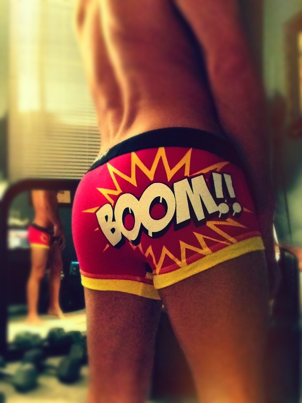 topnotchass:  i-got-sidetracked:  BOOM! my new Pump! underwear ;)  The infamous BOOM!!