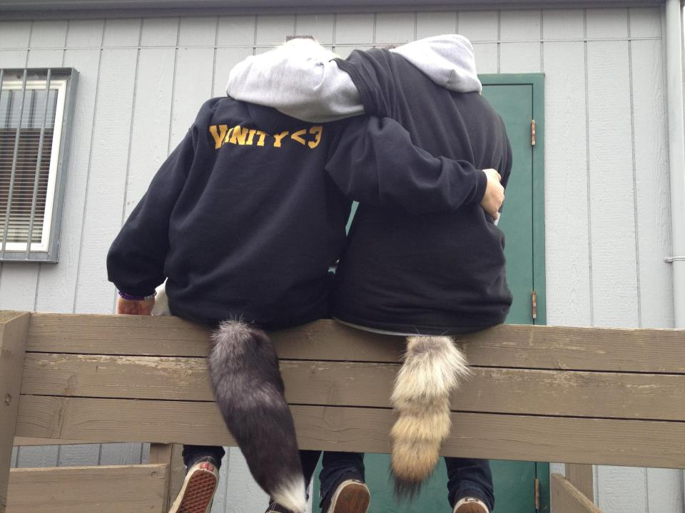 swift-vixens:  Me and one of my awesome friends Kelly just recently got her Tail