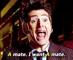 ksica:Doctor Who meme: nine scenes: You just want to mate? (3/9)