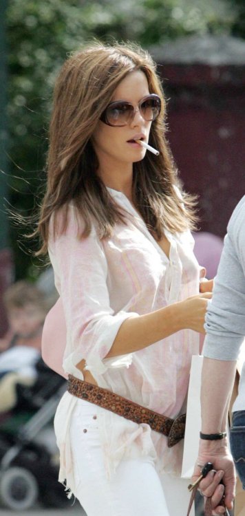wanda-coxxx:  popularsmokers: Kate Beckinsale smoking She is just killin it! I have always been an a
