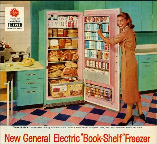 General Electric “Book Shelf” Freezer, 1957